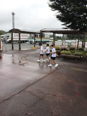 勝央サービスエリアでトイレ休憩